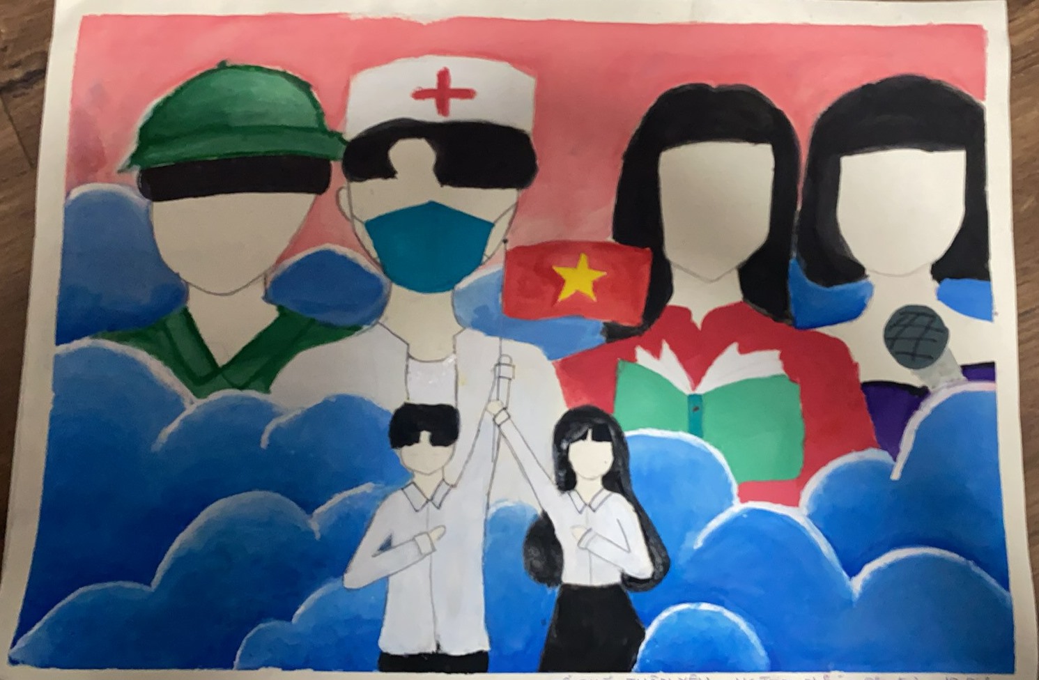 Cuộc thi Vẽ tranh “Tự nguyện” - Đoàn thanh niên trường THPT chuyên Nguyễn Trãi
